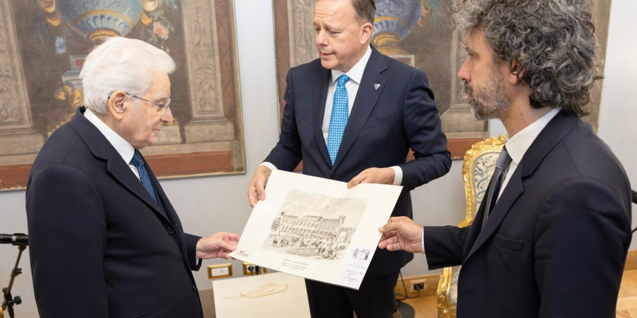 Vinitaly 2025, Veronafiere dal Presidente Sergio Mattarella